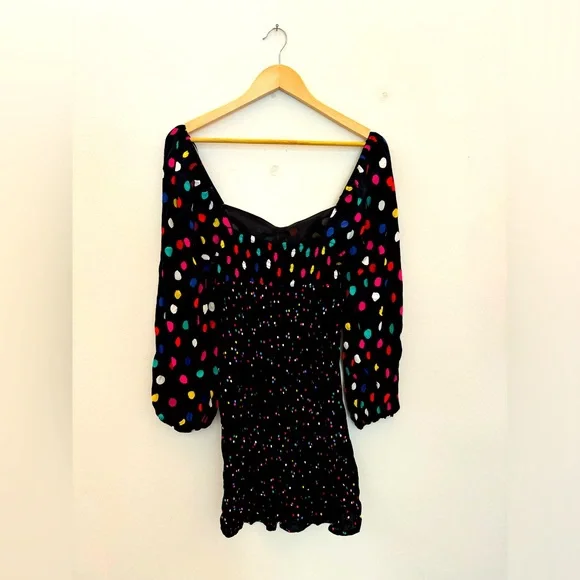 Rixo for Target Polka Dot Mini Dress - Picture 2 of 4